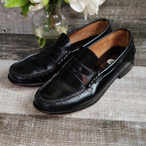 florsheim black loafers